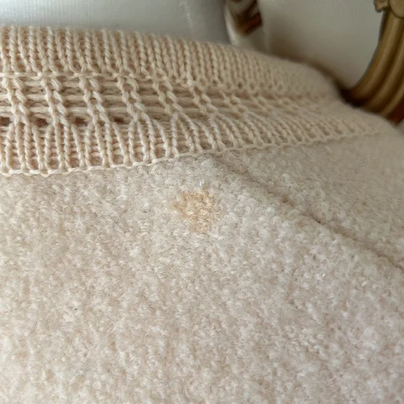 🔥HP🔥GEIGER Tyrol boiled Wool Jacket Sz 38 or S/XS,  cream / beige - Picture 7 of 16